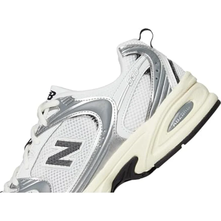 New Balance U530ESA, Laufschuhe mit ABZORB-Zwischensohle, Silber, Größe 40.5 – Bild 6