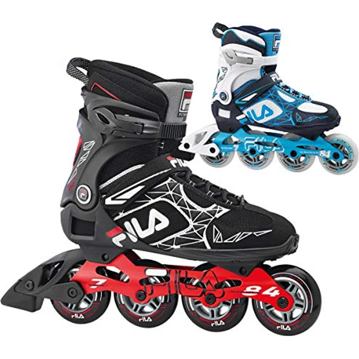 Fila Inline Skate Legacy Pro 84, Damen Inlineskates mit hoher Knöchelunterstützung, Fila Air Flow-System, Aluminium-Platte, ABEC 7 Lager, 84 mm Räder mit 83A Härte – Bild 1