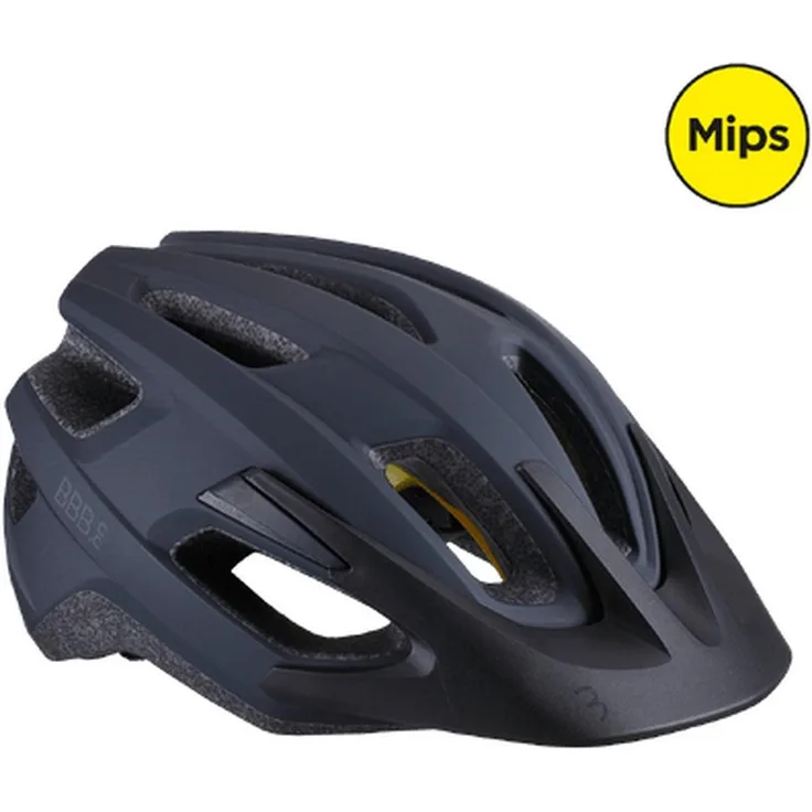 BBB Dune 2.0, Velohelm mit MIPS, verstellbarem Omicron-System, für Kopfgröße 58-61 cm, abnehmbares Visier