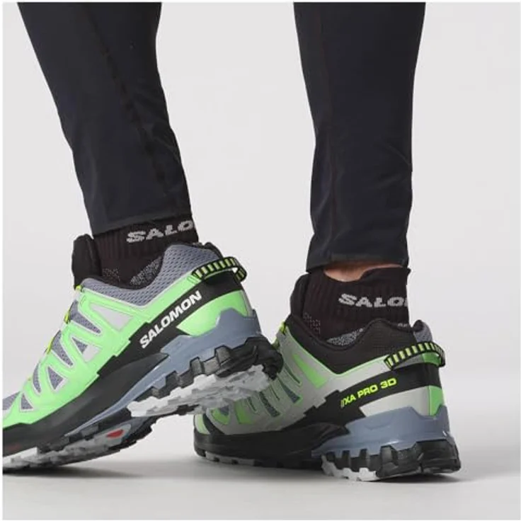 Salomon XA Pro 3D V9, Herren Wanderschuhe in Grün mit Schnellschnürung und Contagrip-Außensohle, Schuhgröße EUR 44.5 | UK 10 – Bild 8