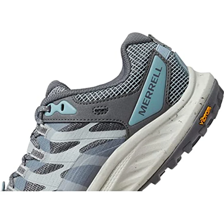 Merrell Antora 3 J067600, leichter Multisportschuh für Frauen, griffige Vibram-Aussensohle, atmungsaktiv, Hochgrau, EU 38 – Bild 6
