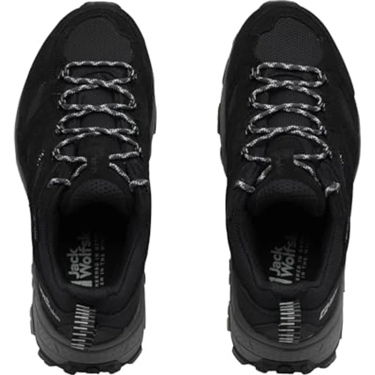 Jack Wolfskin Vojo Tour Texapore Low M, Wanderschuh mit wasserdichtem Obermaterial und profiliertes Sohle, Schwarz, Gr. 47 – Bild 4