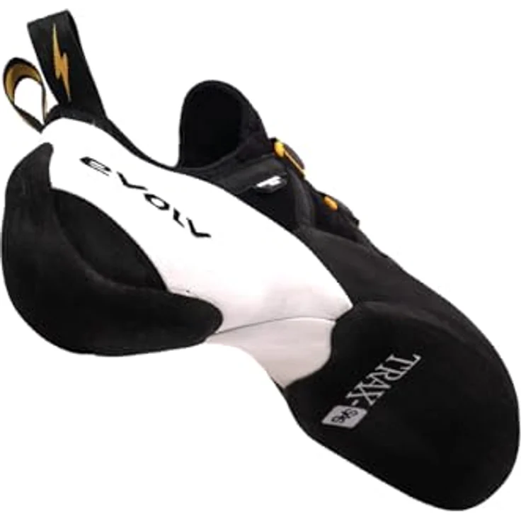 Evolv Shaman Pro, Herren Kletterschuhe, EvoWrap-Technologie, dünne Love Bump-Zwischensohle, vegan, Schwarz, Größe 42.5 – Bild 6