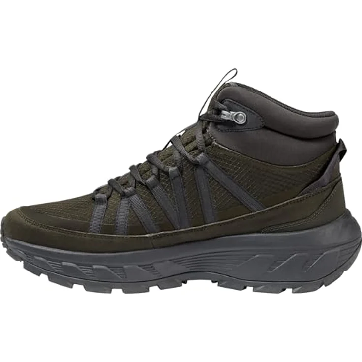 Jack Wolfskin Wild Hike Texapore Mid M, Herren Wanderschuhe mit wasserdichter TEXAPORE Membran und griffiger Gummiaußensohle, dunkelgrün, Größe 44 – Bild 4
