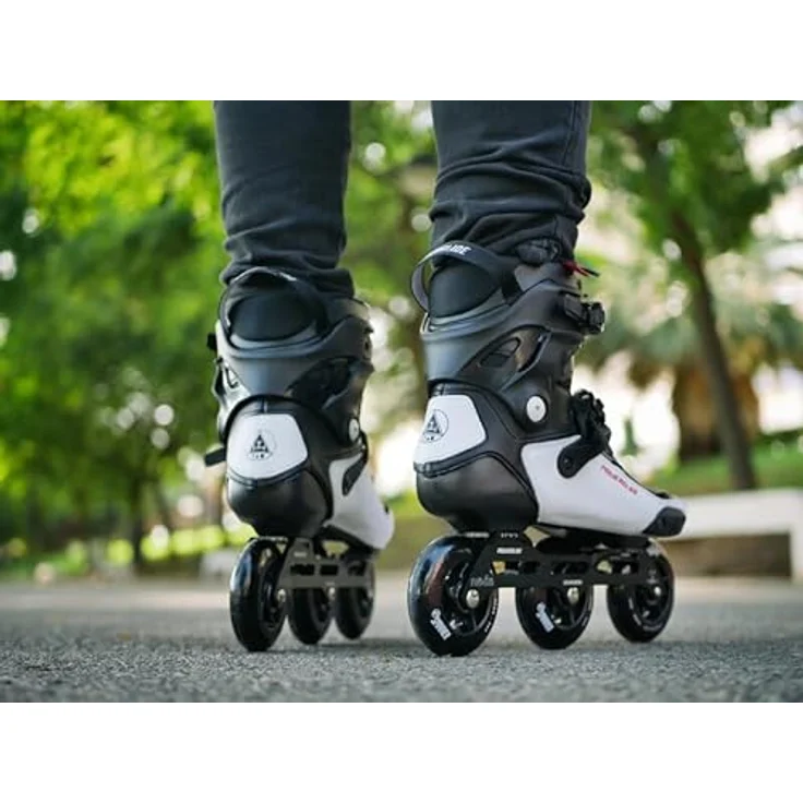 Powerslide Tau 90, Inline Skates mit 3-Rollen-System, TRINITY Montage und MYFIT Innenschuh, Größe 45 – Bild 7