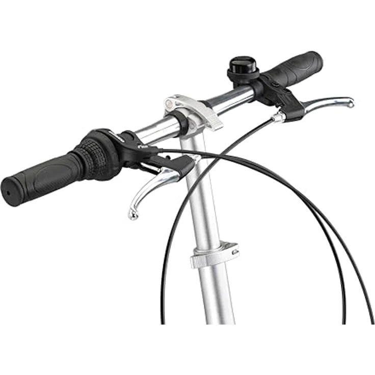 Licorne Bike Fold Premium Klapprad Aluminium 6 Gang Shimano Kettenschaltung Quick-Fold-System Klappfahrrad (V-Bremse, Schwarz/Anthrazit) - Preisvergleich – Bild 5