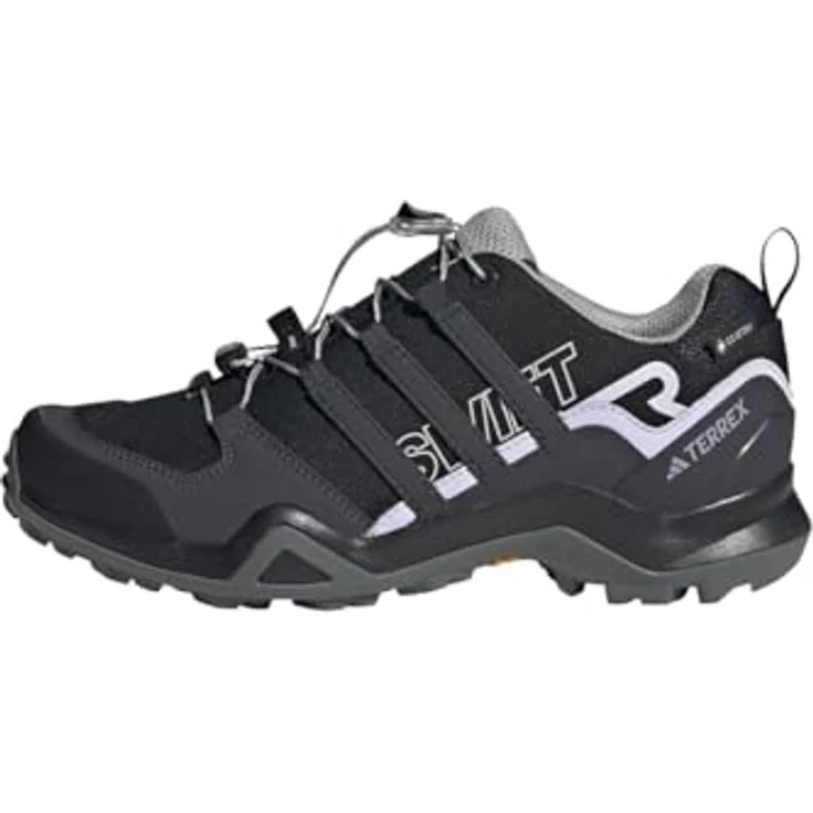 adidas TERREX SWIFT R2 GORE-TEX, wasserdichter Wanderschuh mit atmungsaktiver Membran und Continental™ Gummi Außensohle, schwarz – Bild 1