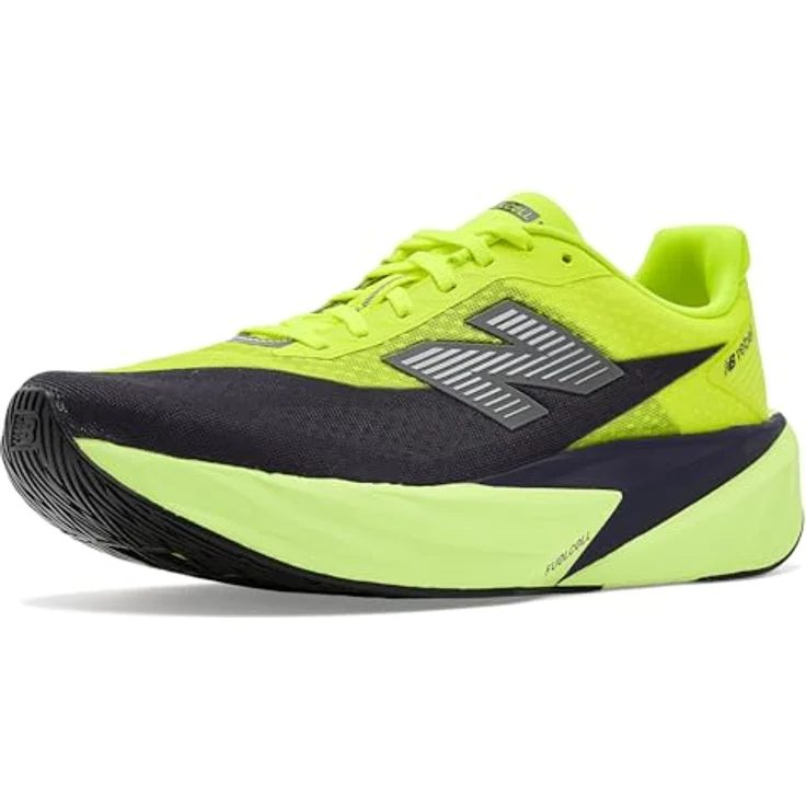 New Balance FC Rebel Green 44.5, Laufschuhe mit FuelCell-Technologie, atmungsaktivem Mesh-Obermaterial und reflektierenden Elementen, grün – Bild 1