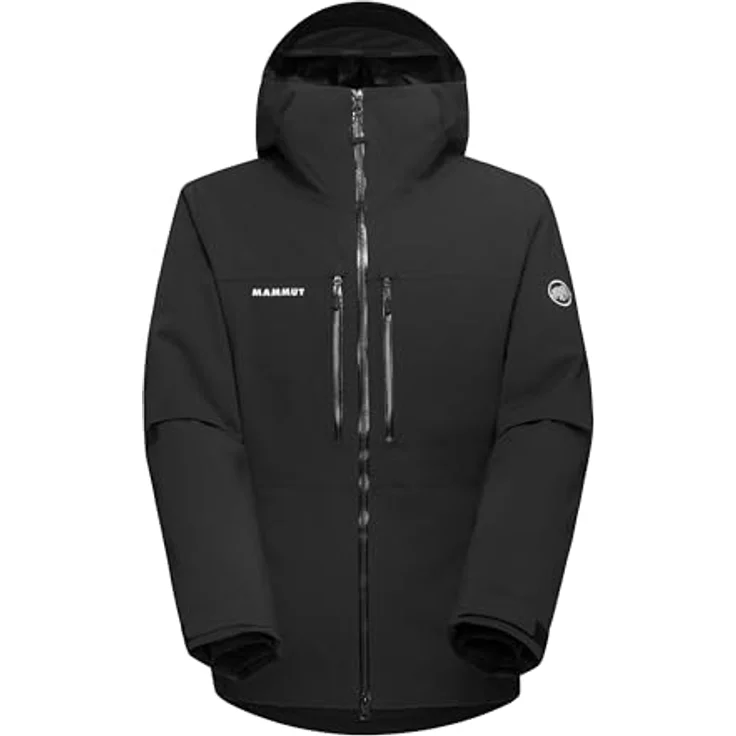 Mammut Stoney HS Thermo Hooded Jacket Men, wasserdichte Skijacke mit synthetischer Isolierung, schwarz, Größe M – Bild 1