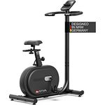 AsVIVA H24 Heimtrainer & Ergometer BT I Hometrainer mit Magnetmotor & Pulsmessung I mit Sportcomputer für Trainingsinfos I Elektronische Widerstandseinstellung | Take-to-Carry-System I inkl. Brustgurt - Preisvergleich