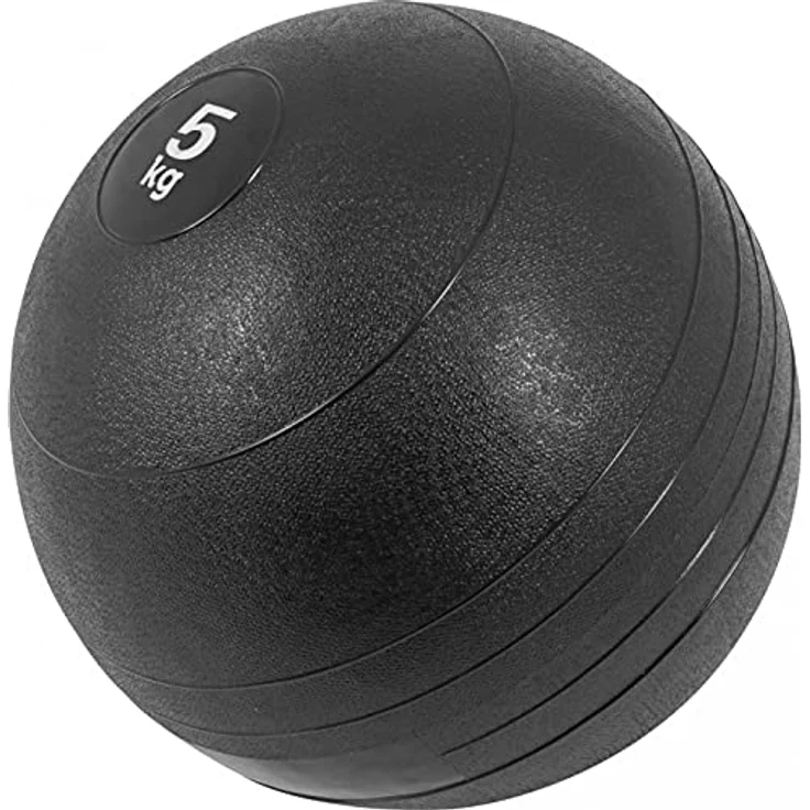 GORILLA SPORTS® Slamball-Set Gummi Schwarz 15 kg – 3 Medizinbälle Schwarz 3 kg + 5 kg + 7 kg – Bild 3