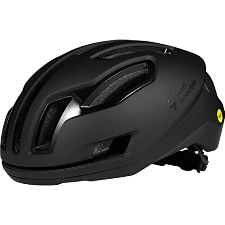 Sweet Protection Falconer 2Vi Mips Helmet, Fahrradhelm mit Mips Air Technologie, matte black (MBLCK), S-M
