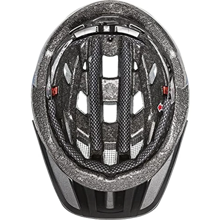 Uvex I-vo Cc MTB-Helm, vielseitig und komfortabel für City und E-Bike, Blau 52-57 cm, integrierte Sonnenblende und 24 Belüftungsöffnungen – Bild 4