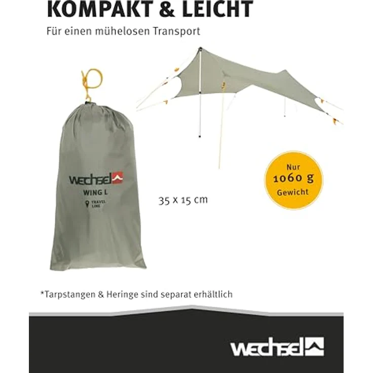Wechsel Tarp, leichter Schutz für dein Camp, 1.06 kg – Bild 7
