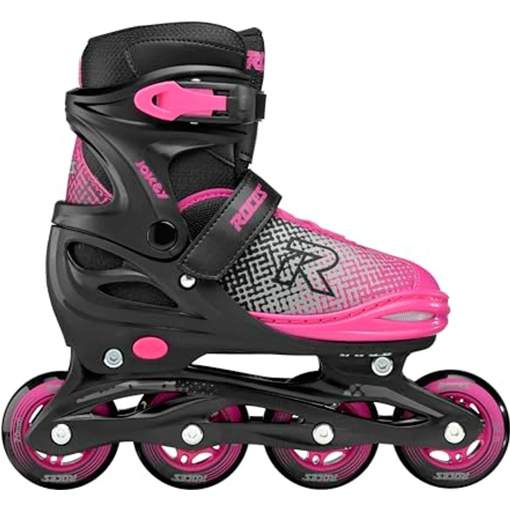 ROCES Jokey X Girl, Rollschuhe mit einfacher Größenverstellung, Bremse vormontiert, anatomische Polsterung, 64-72mm Rollen – Bild 2