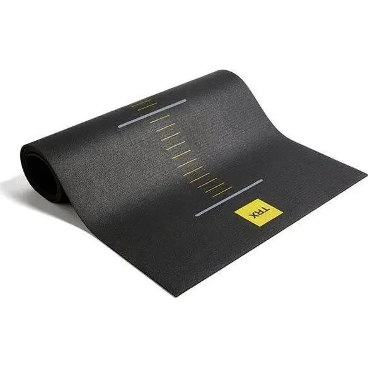 TRX ST Non-Slip Training Mat, 5mm Dicke für Yoga, Cardio und Gewichtstraining, Schwarz