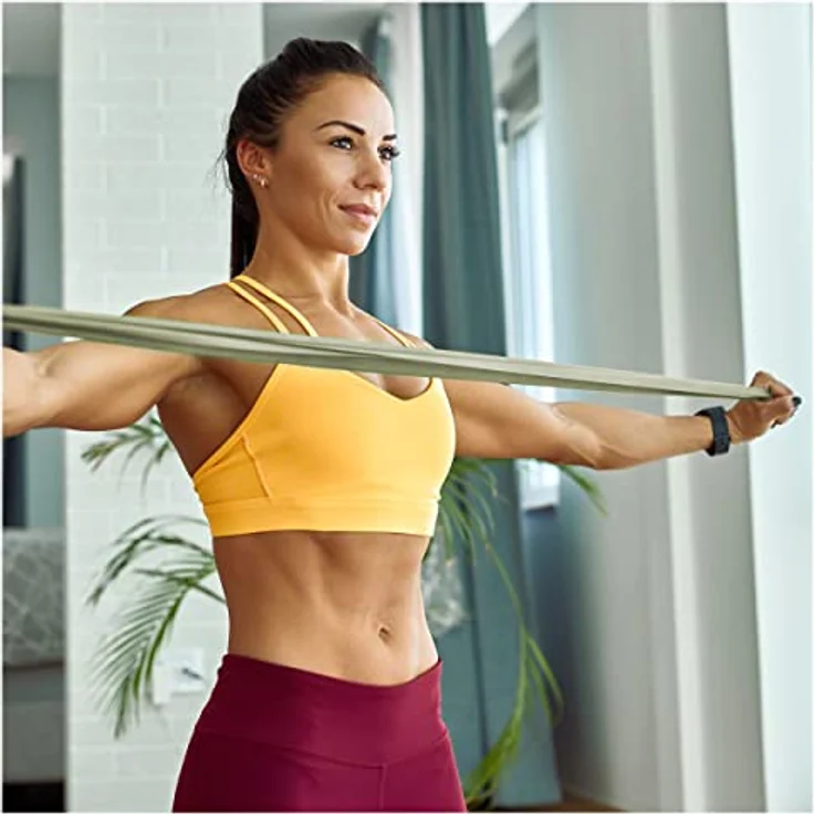 Sanctband Gymnastikband, 5,5m-Rolle - Grau, hypoallergen und super stark, 0,45 mm – Bild 2