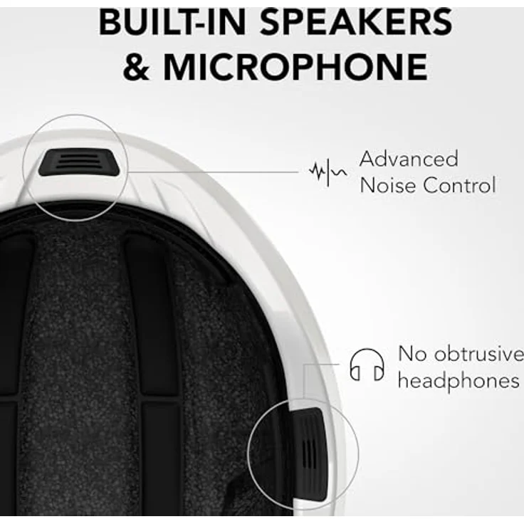 Sena S1 Matte White L Smart Helm, mit Mesh Intercom und LED-Rücklicht – Bild 2