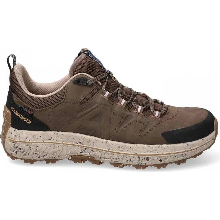 Mephisto Allrounder X-TIRE-TEX 51 CORVI, sportlicher Schnürschuh aus Nubukleder, braun, Größe 42.5