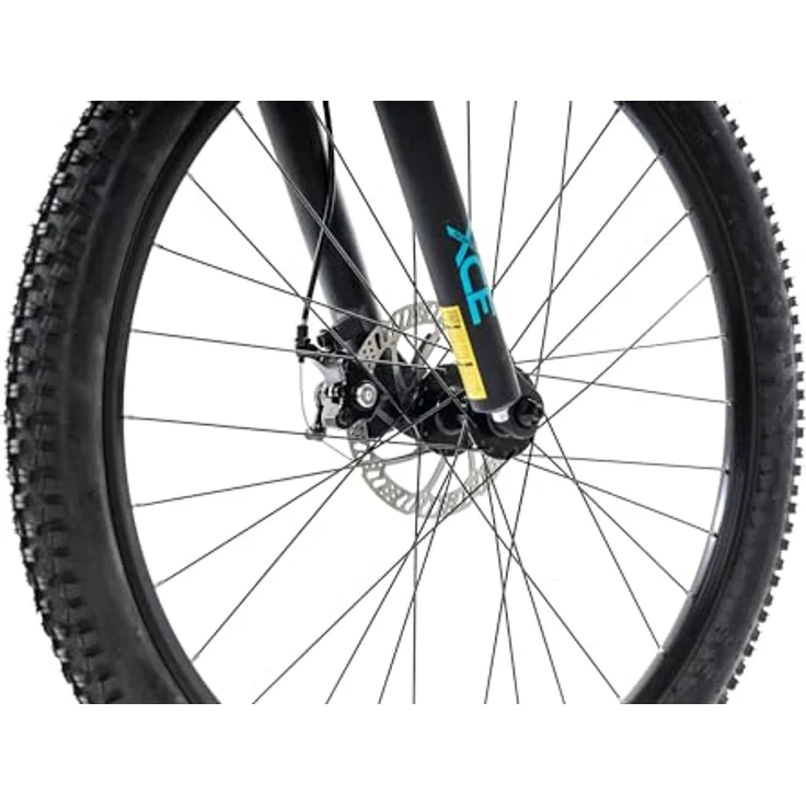 Axess SANDEE Hardtail Mountainbike für Einsteiger, 29 Zoll, Aluminiumrahmen, grün, 14-Gang Shimano Schaltung, Tektro Scheibenbremsen – Bild 3
