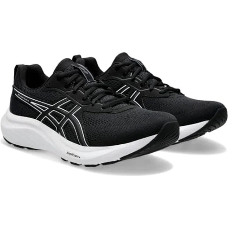 Asics Gel-Contend 9 1012B681002, Laufschuhe mit atmungsaktivem Mesh, GEL™-Technologie und AmpliFoam™-Mittelsohle, Größe 41.5, schwarz-weiß – Bild 2