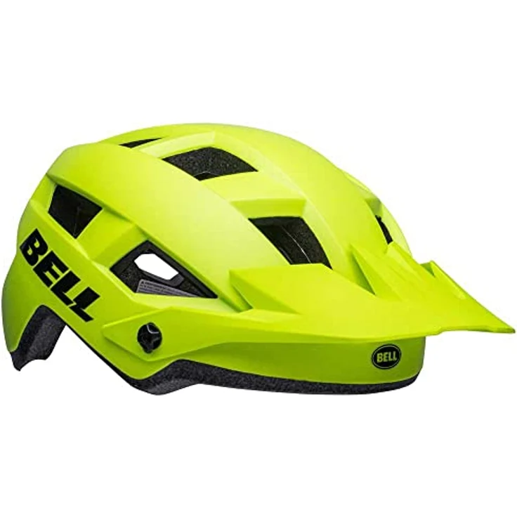 Bell Spark 2, MTB Helm mit Ergo Fit und 13 Belüftungsöffnungen, matte hi-viz yellow, Größe M – Bild 5