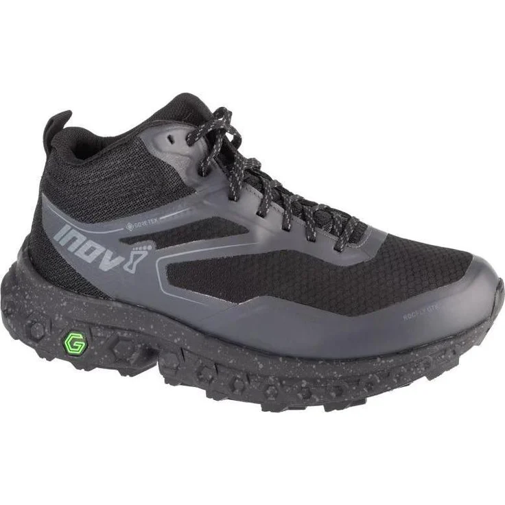 inov-8 RocFly G 390 GTX, Herren Wanderschuhe, wasserdicht, schwarz (39)