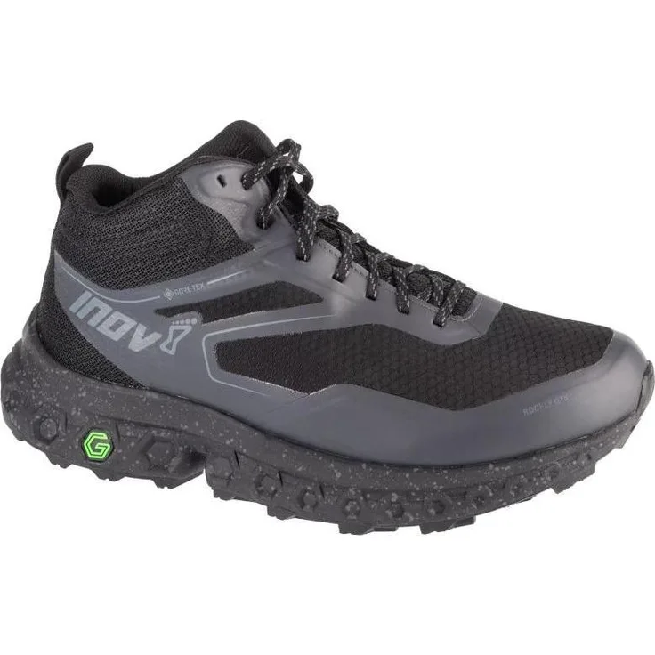inov-8 RocFly G 390 GTX, Herren Wanderschuhe mit GORE-TEX Membran, schwarz (39)