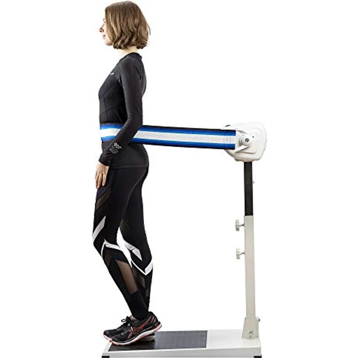 MASPO Bandmassagegerät MASPO Topfit 3000 PROFI Bandmassagegerät inkl. 3 Massagegurten, blau/weiß – Bild 8