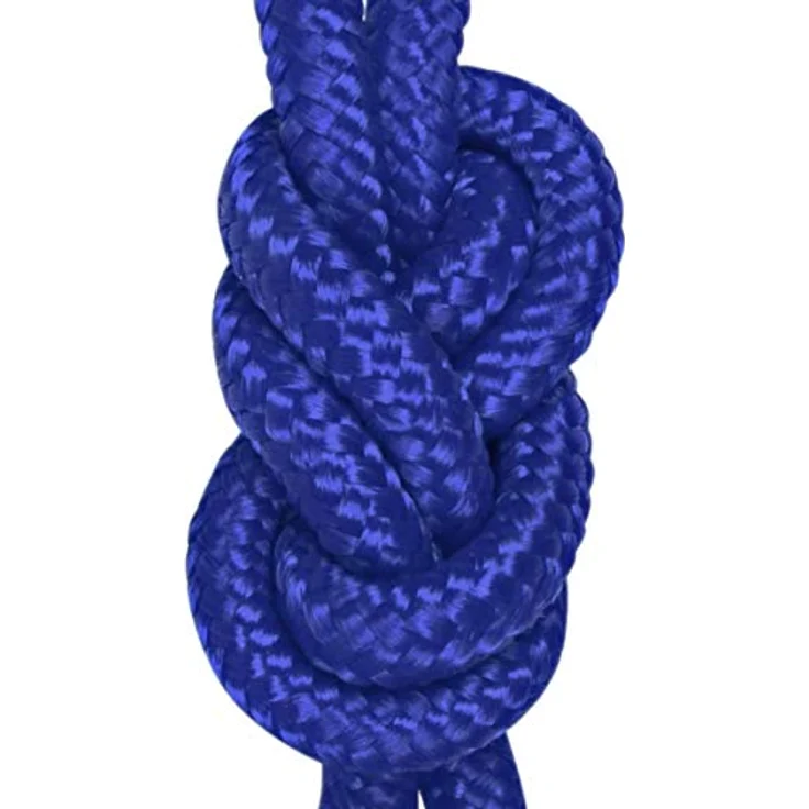 normani Stabiles Polypropylen-Seil, 5mm/60m, belastbar bis 250 kg, blau, abriebfest und wasserabweisend – Bild 3