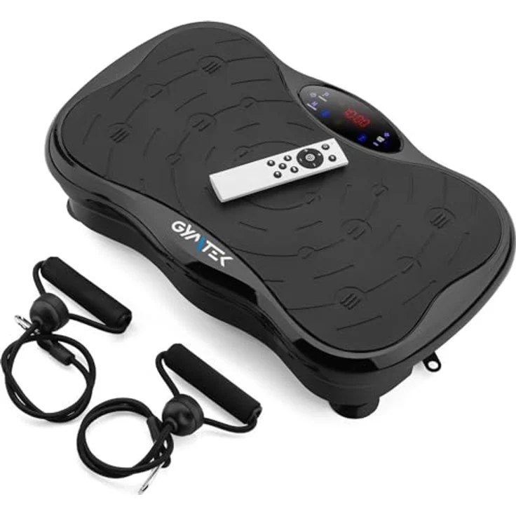 Gymtek Vibrationsplatte - Rüttelplatte Sport für Zuhause mit 99  Geschwindigkeitsstufen, 5 Trainingsprogrammen und Touchscreen
