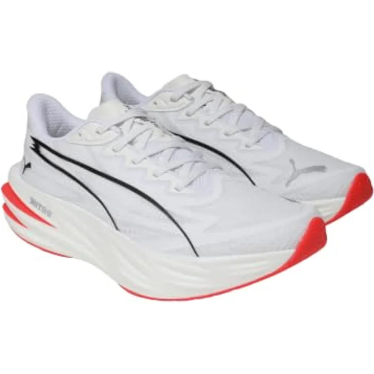 PUMA Deviate Pure Nitro Laufschuhe, neutrale Dämpfung mit NITROFOAM, Weiß, EU 40 für Frauen – Bild 8