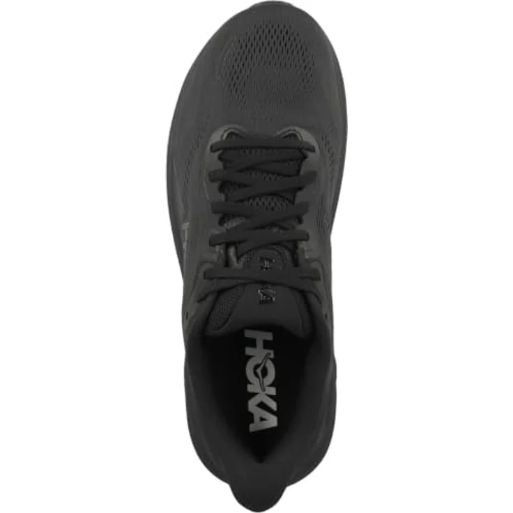 Hoka M Clifton 11, neutrale Laufschuhe für Herren mit Mesh-Obermaterial, dämpfender EVA-Zwischensohle, reflektierenden Details, Gewicht 566 g, Sprengung 8 mm, Farbe: Blau/Schwarz – Bild 2