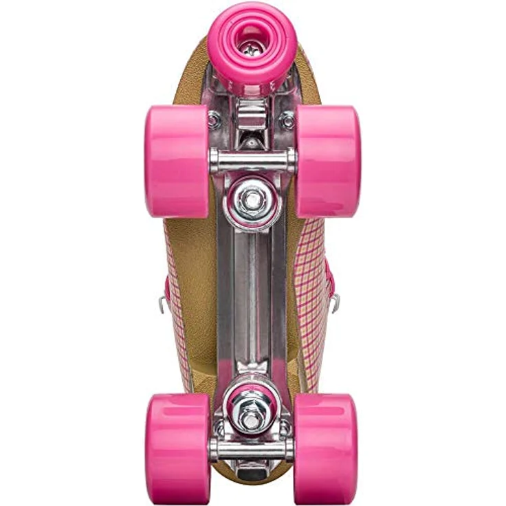 Impala Quad Skate, Damen Rollschuhe, PVC-Obermaterial, 58 mm Urethanräder mit 82A Härte, ABEC 7 Kugellager, PETA-zertifiziert, Rosa – Bild 6