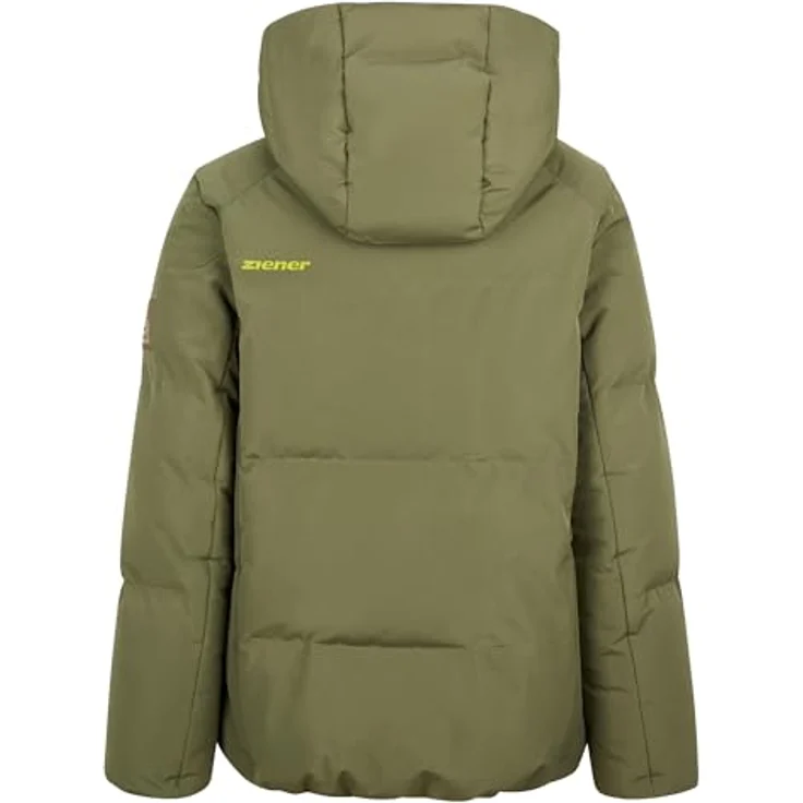 Ziener AWAR-Z Jungen Skijacke, atmungsaktiv und wasserfest, moss green, Größe 140 – Bild 2