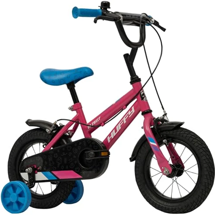 Huffy So Sweet 12-Zoll-Mädchenfahrrad, Sicherheitsmerkmale, gepolsterter Sattel, rosa – Bild 1