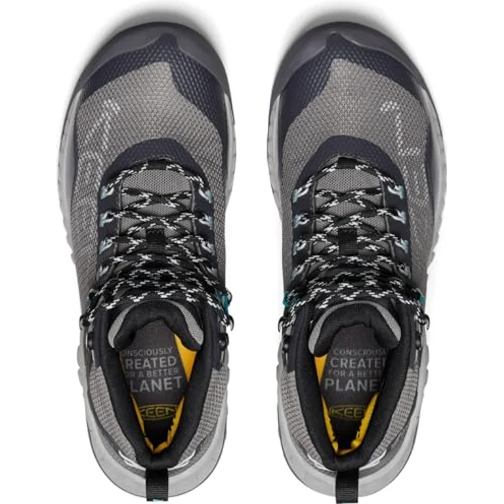 Keen W Nxis Evo Mid WP, Damen Wanderschuhe mit Komfort für Speed Hiking, Größe 38, Grau – Bild 5