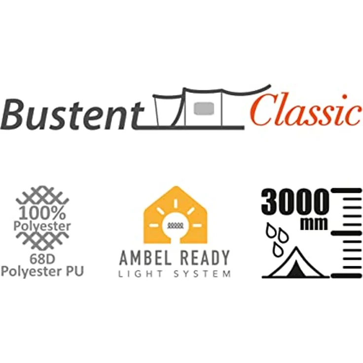 Brunner Beyond, freistehendes Vorzelt für Campingbusse, 12 kg, einfache Montage, große Fenster mit Sichtschutz – Bild 8