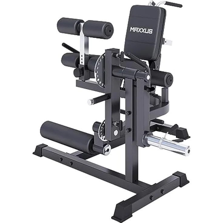MAXXUS MultiTrainer Pro - für 30/50 mm Hantelscheiben, Dicke Polsterung - Kraftstation, Multigym, Beintrainer, Rückentrainer, Bauchtrainer, Beinstrecker, Beinbeuger, Zuhause, Ganzkörpertraining – Bild 1