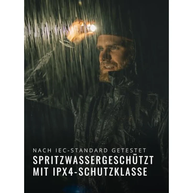 Suprabeam V3pro rechargeable, Wiederaufladbare Stirnlampe mit 1000 Lumen, 2800 mAh Akku, IPX4, stufenlos dimmbar, Rotlicht und Focus System – Bild 5