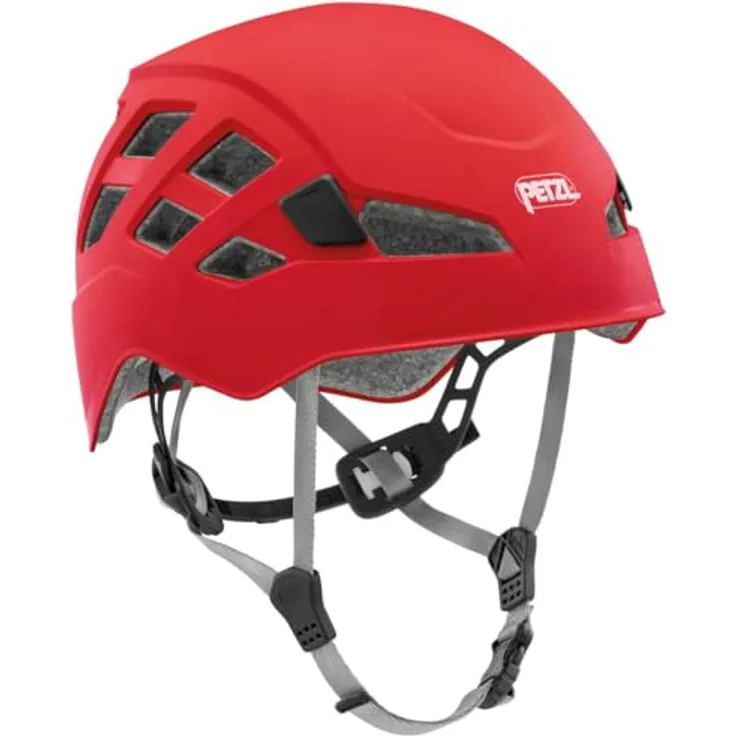 PETZL BOREO Kletterhelm - Mann, Red, M/L, stoß- und kratzfeste Außenschale, optimierter Schutz