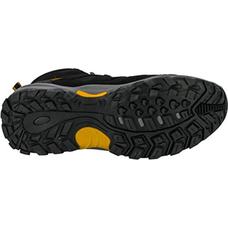 Brütting Mount Hunter High, Herren Wanderschuhe mit Comfortex-Klimamembrane, wasserabweisend, Gummilaufsohle, Schwarz (Größe 46) – Bild 6
