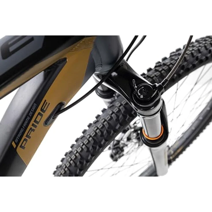 Axess PRIDE Hardtail Mountainbike 29 Zoll, Shimano Cues Antrieb, MT400 Scheibenbremsen, Dunkelgrau, 17 Zoll – Bild 6