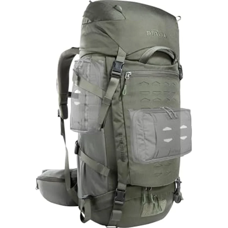 Tatonka Pyrox Trekkingrucksack, 65 cm, 100% Polyamid, braun, mit seitlichen Außentaschen – Bild 6