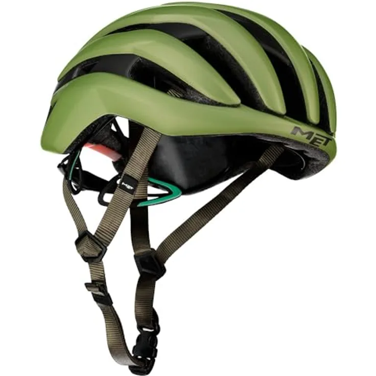 MET Unisex Fahrradhelm Trenta Mips S, leichter Rennradhelm mit MIPS-Technologie, Farbe Herbal Matt, für Kopfumfang 52-56 cm