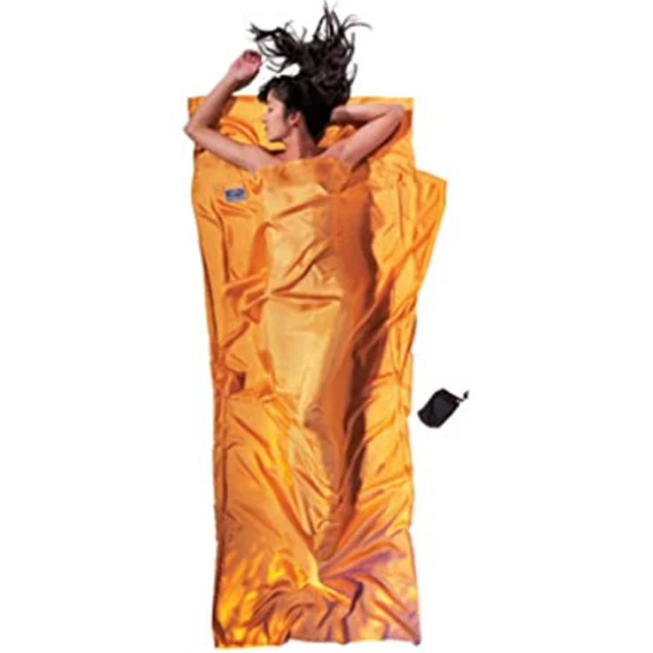 Cocoon TravelSheet, Schlafsack (220 cm) aus hochwertiger Seide, leicht und temperaturausgleichend – Bild 1