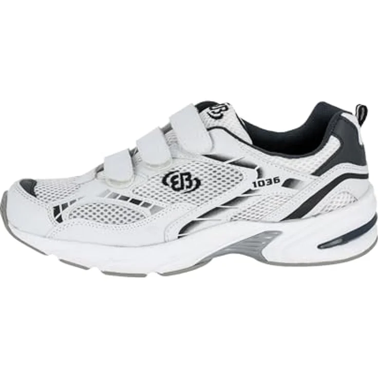 Brütting FORCE, Unisex Laufschuhe aus Synthetikmaterial, flach, weiss, Gr. 43 – Bild 2