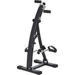 HOMCOM Heimtrainer Bewegungstrainer Pedaltrainer für Senioren Stahl Schwarz 40 x 42,5 x 100cm