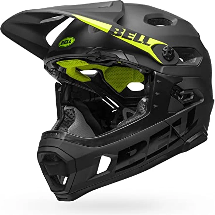 Bell Super DH Mips Fahrradhelm - Mattschwarz/Gelb 52 - 56 cm – Bild 2