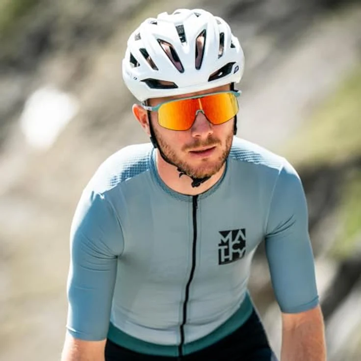 Julbo Fast Lane Fahrradhelm, leichter und sicherer Helm mit aerodynamischem Design, Weiß, Größe 58-62 cm – Bild 9